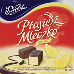 Ptasie Mleczko レモン風味のマシュマロ 13.4 オンス Ptasie Mleczko Lemon Flavored Marshmellow 13.4 OZ