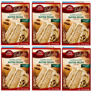 6 (6) パック ベティ クロッカー スーパー モイスト バター ピーカン ケーキ ミックス バンドル 6 アイテムのバンドル SIX (6) Pack Betty Crocker Super Moist Butter Pecan Cake Mix Bundle Bundle of 6-Items