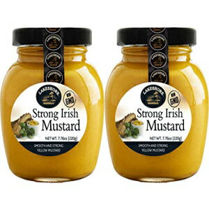 レイクショア ストロング アイリッシュ マスタード、2 ジャーパック、各 7 オンス Lakeshore Strong Irish Mustard, 2 jar pack, 7 oz each