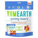 YumEarth グルテンフリー グミベア アソートフレーバー 1 袋あたり 5 スナックパック YumEarth Gluten Free Gummy Bears, Assorted Flavors, 5 Snack Packs Per Bag