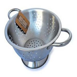 Culina 3 Qt. Colander Punched Hole w/Handles. Stainless Steel Dishwasher Safe