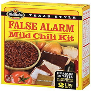 楽天GlomarketWick Fowler's Texas Style False Alarm Mild Chili Kit 3 oz （Pack of 3）