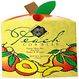 Plentiful Pantry Peach Cobbler Mix, 26.5 Ounce - Just Add 2 Ingredients, Bake & Serve