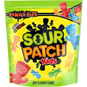 SOUR PATCH KIDS Soft & Chewy Candy, Christmas Candy Stocking Stuffers, Family Size, 1.8 lb Bag