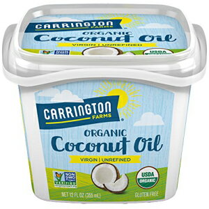 Carrington Farms オーガニック バージン ココナッツ オイル、12 液量オンス Carrington Farms Organic Virgin Coconut Oil, 12 Fl Oz