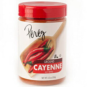 Pereg Cayenne Pepper Powder (4.25 Oz) - Spicy Red Chilli Seasoning - Ground Hot Chilli Flakes - Non-GMO, Gluten Free, All Natural, Non-Irradiated