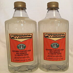 スターバックスペパーミントシロップ2パックコーヒーフレーバー Starbucks peppermint syrup 2 pack coffee flavor
