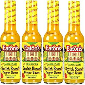 Pack of 4, Pepper, Eaton's Scotch Bonnet Pepper (Yellow) (Pack of 4)