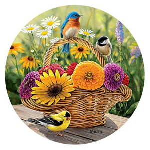 ローズマリーミレットによるサマーブーケコースター Wild Wings Summer Bouquet Coasters by Rosemary Millette