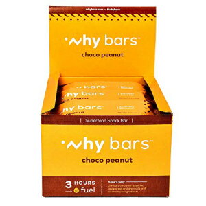 Why Bars、スーパーフードスナックバー、チョコピーナッツ、9個パック Why Bars, Super Food Snack Bar, Choco Peanut, 9 Pack