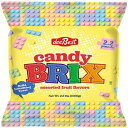 Dee Best Candy Brix Edible Building Blocks 2.2 Pound (1 KG ) Party Bag - Candy Building Block Candies - Assorted Flavors - Over 440 Pieces- Certified Kosher