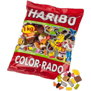 ハリボー カラー ラドー (2.2 ポンド/1.000g) Haribo Color Rado (2.2 lb/1.000g)
