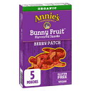 アニーズの自家製オーガニックベリーパッチバニーフルーツスナック、5カウント、115グラム Annie's Homegrown Organic Berry Patch Bunny Fruit Snacks, 5-Count, 115 Gram