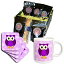 3dRose 翧طʤˤ襤ե ҡ ե Хåȡޥ 3dRose Cute Owl On Light Purple Background Coffee Gift Basket, Multi