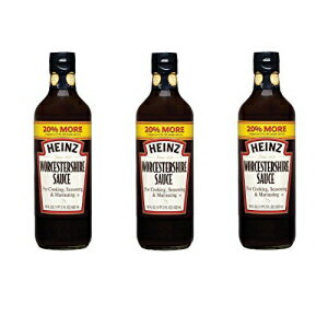 ハインツ ウスターソース 18 fl. オズ。ボトル - 3 パック Heinz Worcestershire Sauce 18 fl. oz. Bottle - 3 Pack