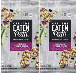 食べられた道を離れてChickpeaVeggie Crisps（19 oz。）2個入りパック Kosher Off The Eaten Path Chickpea Veggie Crisps (19 oz.) PACK of 2