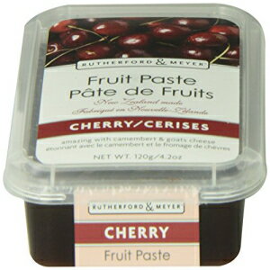 ラザフォードとマイヤーのフルーツペースト、チェリー、4.2オンスの容器（4個入り） Rutherford & Meyer Rutherford and Meyer Fruit Paste, Cherry, 4.2-Ounce Containers (Pack of 4)