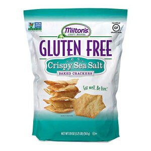 ミルトンのグルテンフリークリスピーシーソルトクラッカー（20オンス） Milton's CRAFT BAKERS Milton's Gluten-Free Crispy Sea Salt ..