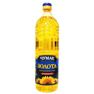 チュマックひまわり油プレミアム（精製、脱臭）33.8液量オンス/ 1リットル。ウクライナから輸入 Chumak Sunflower Oil Premium (Refined, Deodorized) 33.8 Fl Oz / 1 Litre. Imported from Ukraine