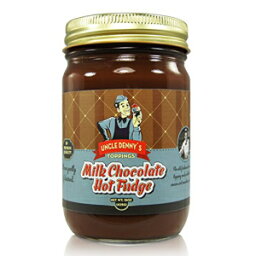 デニーおじさんのミルクチョコレートホットファッジグルメアイスクリームトッピング Uncle Denny's Milk Chocolate Hot Fudge Gourmet Ice Cream Topping