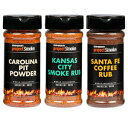 Steven Raichlen vWFNg X[N BBQ XpCX u V[YjO - 3 pbN AJ o[xL[ MtgpbN Steven Raichlen's Project Smoke Steven Raichlen Project Smoke BBQ Spice Rub Seasoning - 3 Pack American Bar