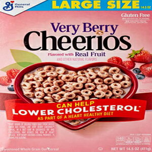 Cheerios Breakfast Cereal, Very Berry, Gluten Free, 14.5 oz