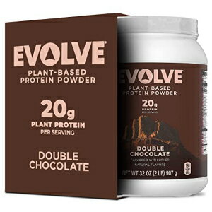 Evolve ʪ١Υץƥѥ֥祳졼ȡ20g ӡץƥԻѡ͹ԻѡȤߴ 3gAmazon ꡢ2 ݥ (ѥåϰۤʤ礬ޤ) Evolve Plant Based Protein Powder, Dou...