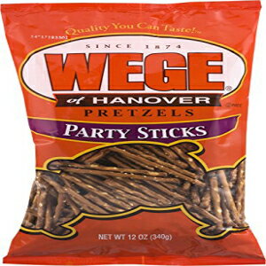 ハノーバープレッツェルパーティースティックのウェージ-12オンス。（3袋） Wege of Hanover Pretzel Party Sticks - 12 Oz. (3 Bags)