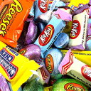 LAETAFOOD Easter Chocolate Candy Variety Pack HERSHEY'S KISSES, KITKAT Miniatures, REESE'S Peanut Butter Cups, REESE'S Half Eggs Pastel Color, Charleston Vanilla Bars (3 Pound Bag)