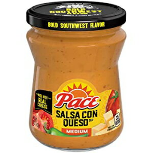 ペースサルサコンケソチーズディップ、ナチョスに最適、15オンスジャー Pace Salsa Con Queso Cheese Dip, Great for Nachos, 15 Ounce Jar