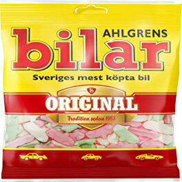 4.41 IX (1 pbN)AA[OX r[ IWi XEF[f̊݉̂LfB XC[c obO 125gB 4.41 Ounce (Pack of 1), Ahlgrens Bilar ORIGINAL Swedish Chewy Candy Sweets Bag 125g.