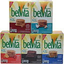 BelVita 朝食ビスケット ココナッツ、ブルーベリー、チョコレート、シナモンブラウンシュガー、クランベリーオレンジ (1) 8.8 オンス 各フレーバー1箱（5個入り） BelVita Breakfast Biscuits Coconut, Blueberry, Chocolate, Cinnamon Brown Sugar &