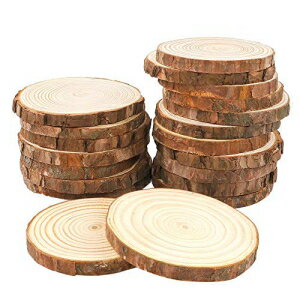 MAOM Natural Wood Slices 20 Pcs 3.5