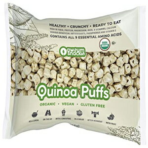 楽天GlomarketKW Keen-Wah Quinoa Puffs Cereal 1oz bag （30 bags） immune support Vegan Gluten Free Puffed Quinoa Seeds Healthy Snacks Diabetic High Protein And Fiber Crunchy Croutons No Sugar Snack （30）