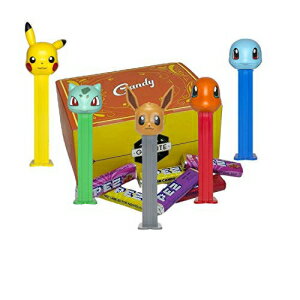GRANITE MOUNTAIN PRODUCTS Pokemon PEZ Dispenser Set: 5 Dispensers With EXTRA Pez Candy Refills Eevee (New For 2020) Pikachu, Squirtle, Bulbasaur, and Charmander PEZ Candy Dispensers Pokemon Party Favors In A