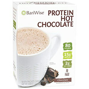 BariWise High Protein Hot Cocoa, Chocolate - Low Carb, Low Calorie, 15g Protein (7ct)