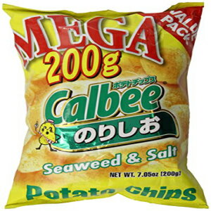 カルビー 海藻塩ポテトチップス 7.05オンス Calbee Seaweed and Salt Potato Chips, 7.05 Ounce