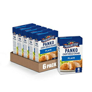 Progresso Panko プレーンパン粉ボックス、8 オンス (6 個パック) Progresso Panko Plain Bread Crumbs Box, 8 oz (Pack of 6)