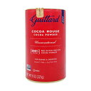 E Guittard ココアパウダー、無糖ルージュレッドダッチプロセスココア、8オンス缶 E Guittard Cocoa Powder, Unsweetened Rouge Red Dutch Process Cocoa, 8oz Can
