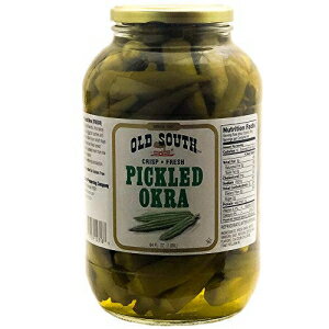 オールドサウスオクラのピクルス 64オンス (1パック) Old South Pickled Okra 64 Oz (Pack of 1)