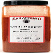1ポンドグラウンドプレミアムレッドニューメキシコマイルドライトチリペッパーチリパウダー San Antonio 1-Pound Ground Premium Red New Mexico Mild Light Chile Pepper Chili Powder