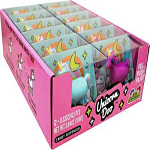 楽天Glomarketキッズマニアユニコーンドゥーキャンディディスペンサー-12カウントディスプレイボックス Kidsmania Unicorn Doo Candy Dispenser - 12 Count Display Box
