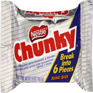 ネスレ チャンキー シェア パック、2.5 オンス キャンディーバー (24 個パック) Nestle Chunky Share Pack, 2.5-Ounce Candy Bars (Pack of 24)