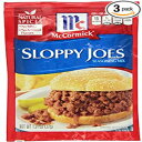 マコーミックスロッピージョーズシーズニングミックス1/31オズ-3パック Mccormick Sloppy Joes Seasoning Mix 1/31 Oz - 3 Pack