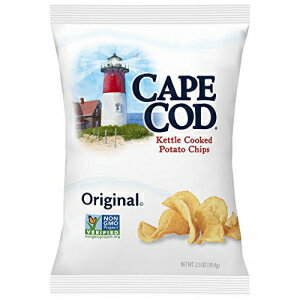 ケープコッドポテトチップス、オリジナルケトル調理済み、2.5オンス Cape Cod Potato Chips, Original Kettle Cooked, 2.5 Ounce