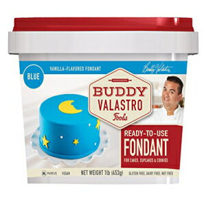 バディーヴァラストロフーズブルーフォンダン（バニラ、1ポンド） Buddy Valastro Foods Blue Fondant ..
