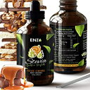 Enzo's Private Selection Toffee Caramel Liquid Stevia Drops 4oz - Bottle Our Zero Calories Sweetener is made with Organic-Certified-Stevias-Extract . All Natural flavoring with No Artificial Additives & Filler Ingredient