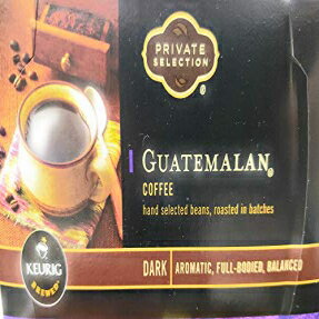 プライベートセレクショングアテマランダークローストコーヒーKカップポッド| 17.6オンス（.36オンスポッドの48カウント）| 1パック Private Selection Guatemalan Dark Roast Coffee K-Cup Pods | 17.6 oz (48 count of .36oz Pods)| Pack of 1