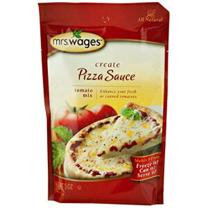 賃金夫人は5オンスであなた自身のピザソースミックスを作ります。パケット（2パケット） Mrs. Wages Create Your Own Pizza Sauce Mix in 5 oz. Packets (2 Packets) 1