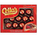 セラのミルクチョコレートホイルラップチェリー12カウントギフトボックス Cella's Milk Chocolate Foil Wrapped Cherries 12 Count Gift Box